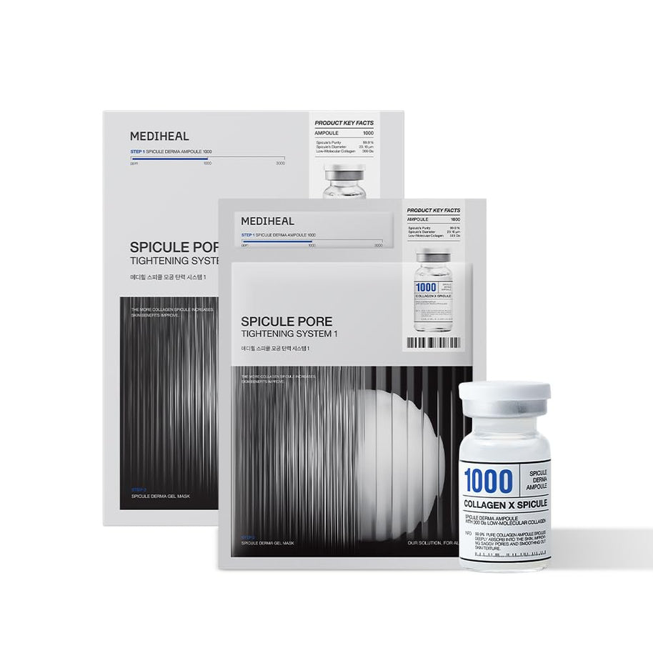MEDIHEAL !! Spicule Pore Tightening System 2 Mask 1000 ppm (1)
