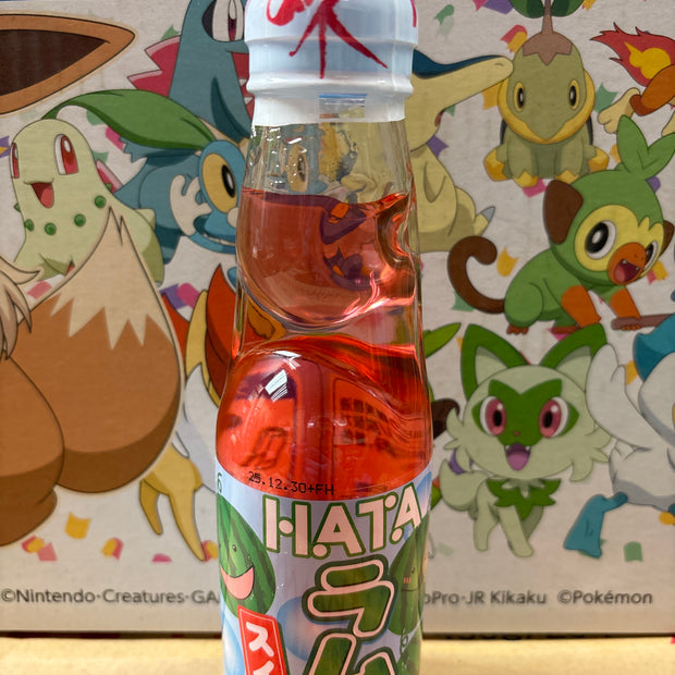 Ramuné japonais HATA (saveur melon d’eau)日本波子汽水 西瓜味