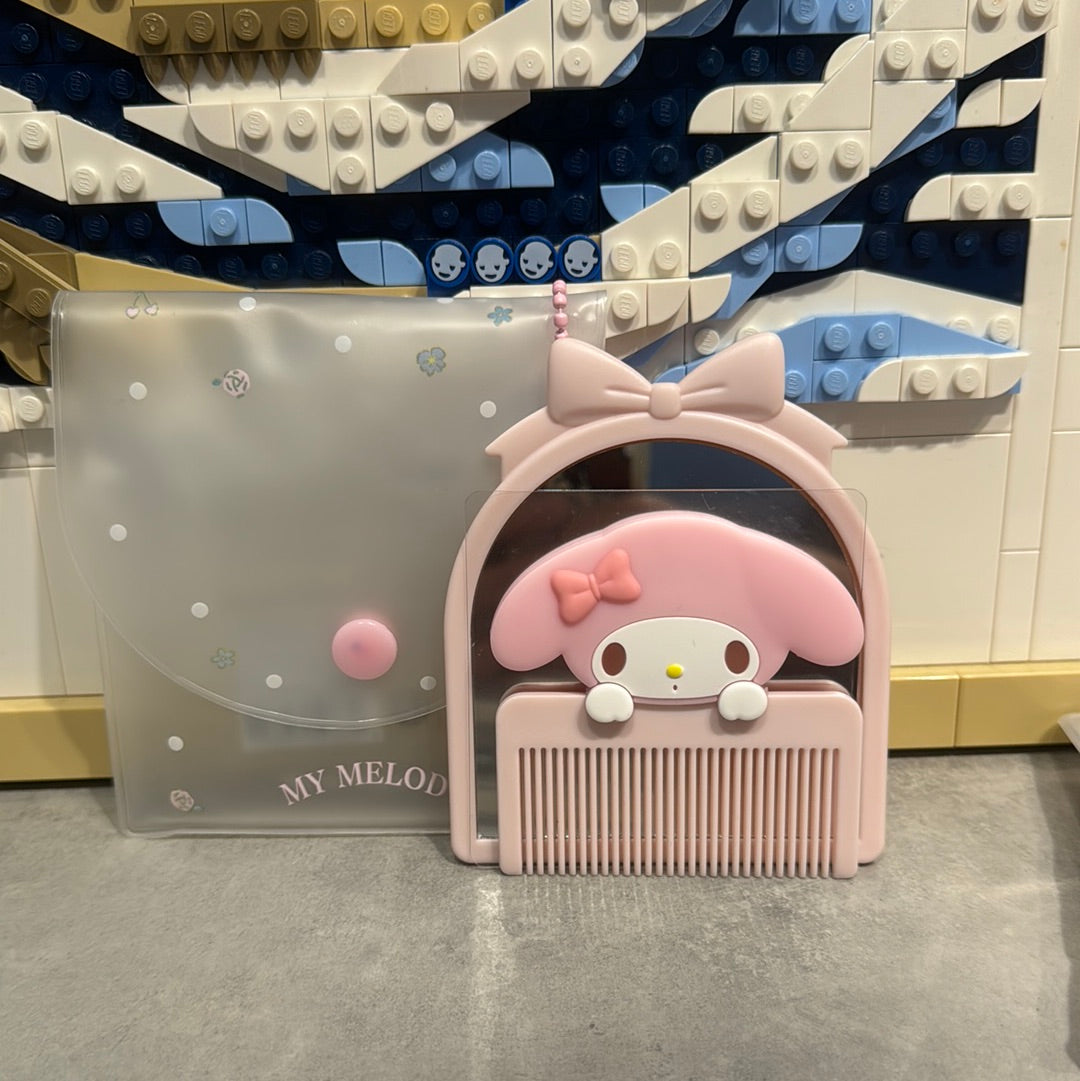 Ensemble de peigne avec miroir MyMelody