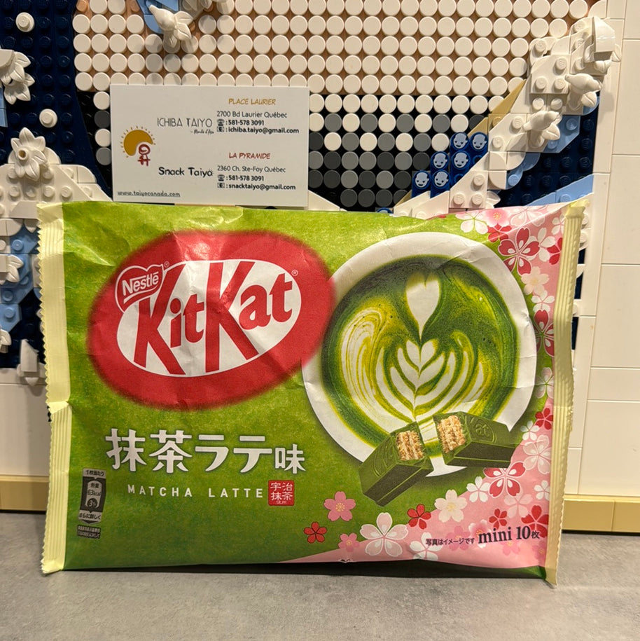 KitKat au matcha latte et sakura