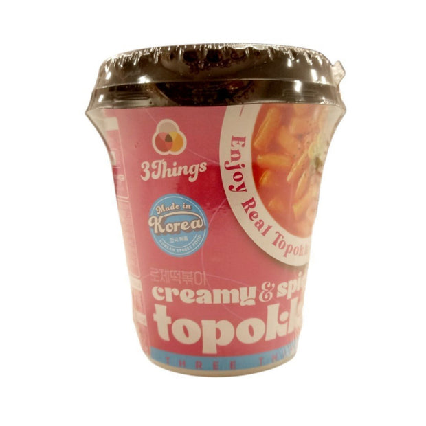 Gâteau de riz Crémeux et épicé THREE THINGS 辣奶油味炒年糕 145g