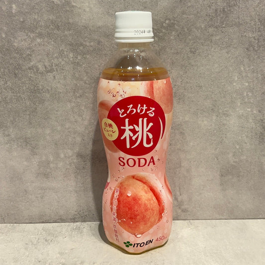 Boisson gazeuse japonaise à la pêche ITO EN 450ml
