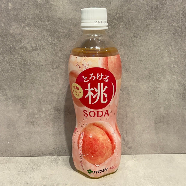 Boisson gazeuse japonaise à la pêche ITO EN 450ml