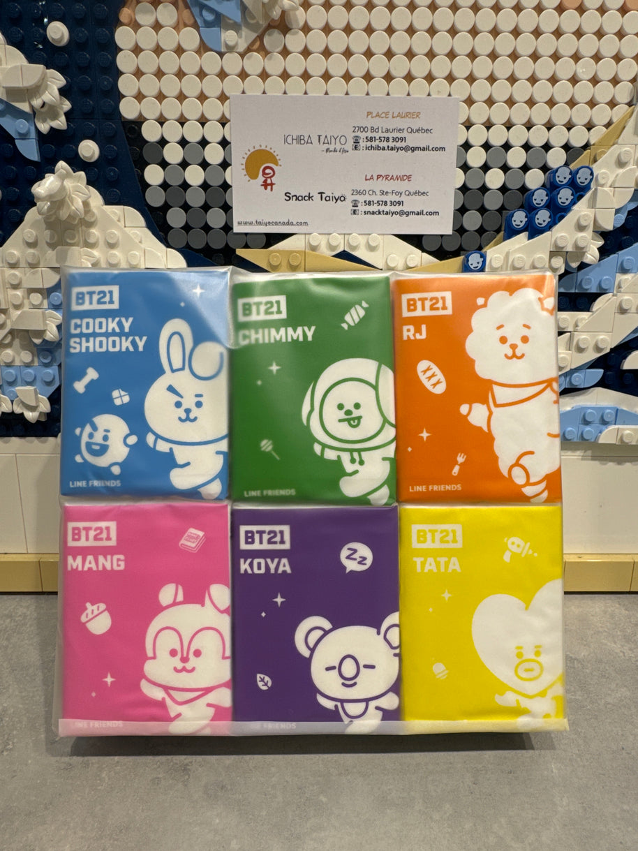Mouchoirs parfumé BT21 12 paquets