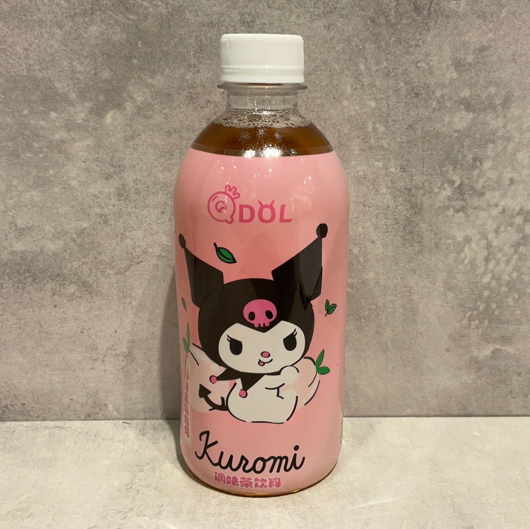 Thé au Oolong (saveur pêche) Kuromi QDOL 420ml