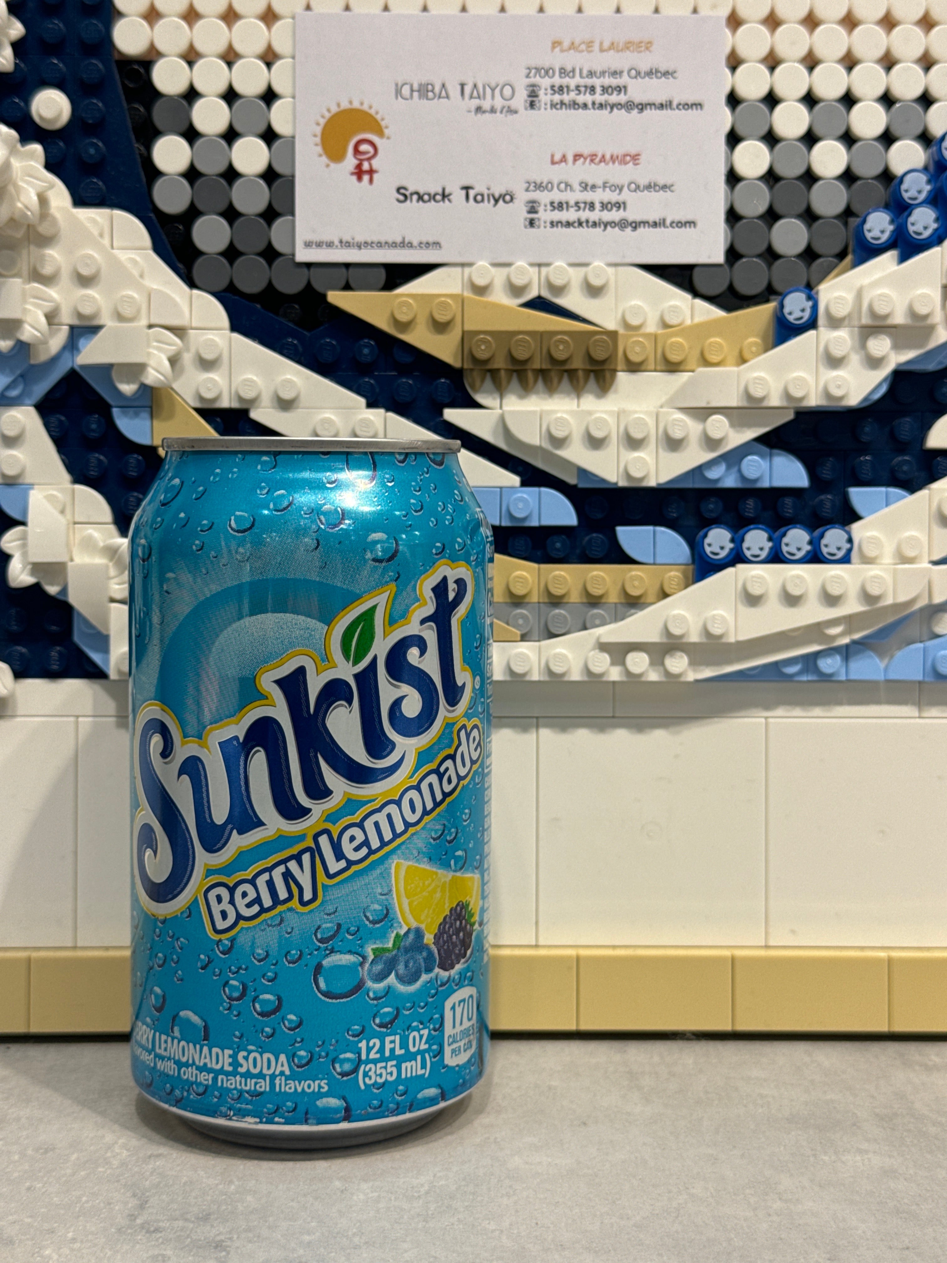 Sunkist soda limonade aux baies