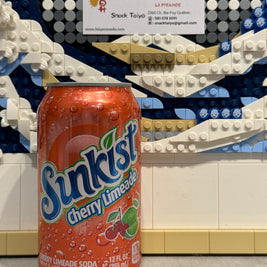 Sunkist soda à la lime et cerise