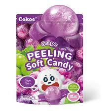 Bonbons mous à peler saveur raisin rouge COKOC