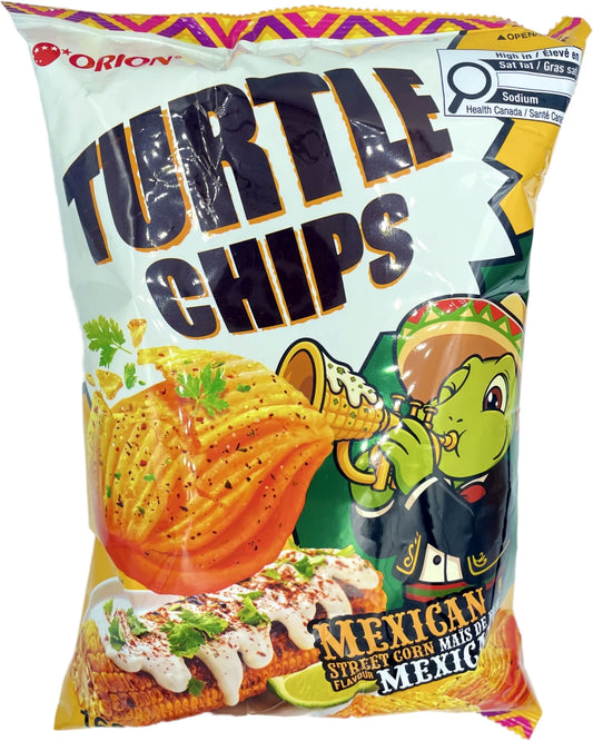 Turtle chips maïs de rue Mexicaine snack Orion 160g