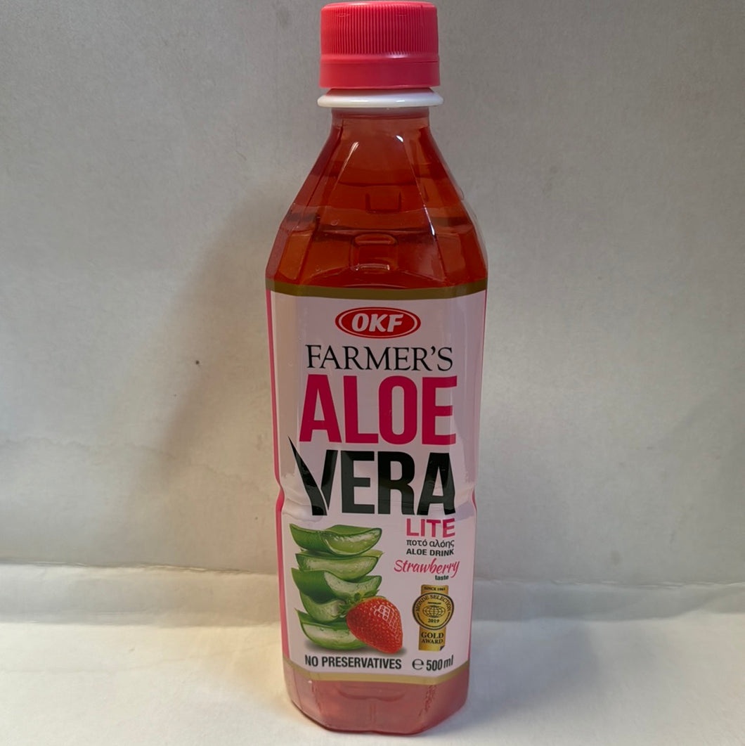 Boisson de Vera Aloes (saveur fraise) OKF 500mL