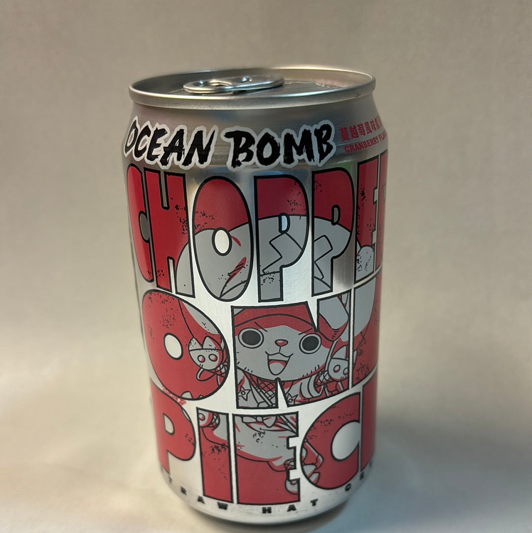 One Piece OCEAN BOMB (saveur canneberge) 蔓越莓味气泡水330mL