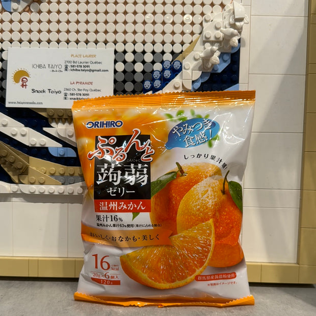 Jelly japonais (saveur d‘orange) ORIHIRO120g