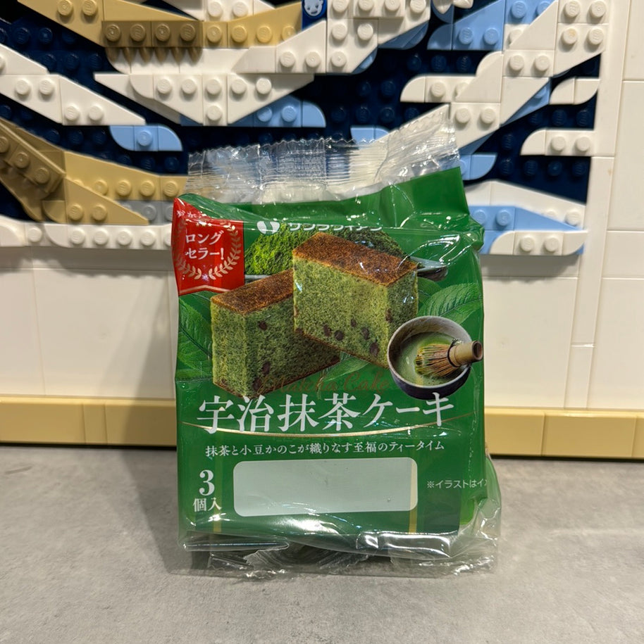 Gâteaux japonais au Uji matcha et haricot rouge