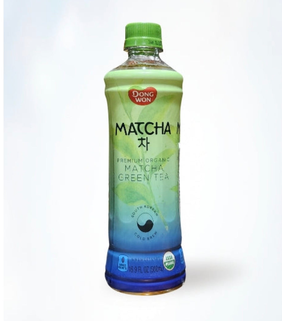 Thé vert Matcha biologique sans sucre DONGWON 500mL 有机无糖抹茶