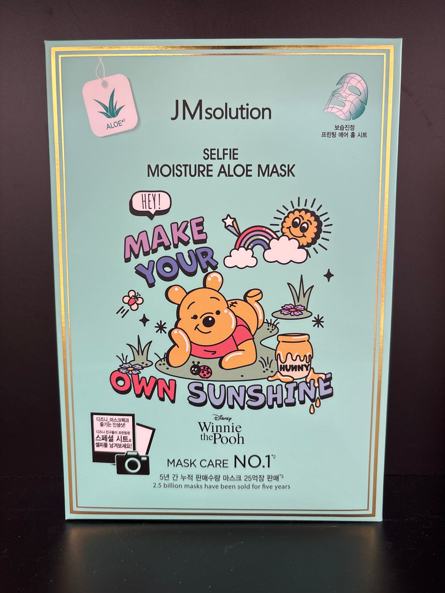 Masque-JMsolution-Selfie-Moisture Aloe Winnie-10pc