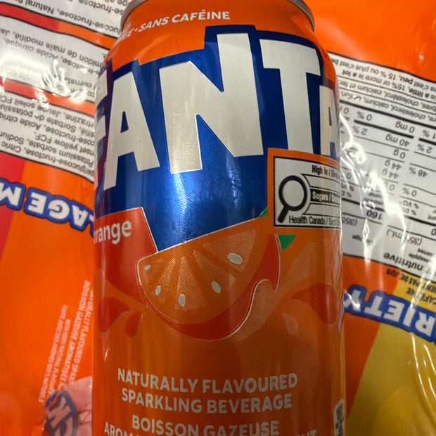 FANTA saveur d’orange 芬达 橙味汽水 355mL