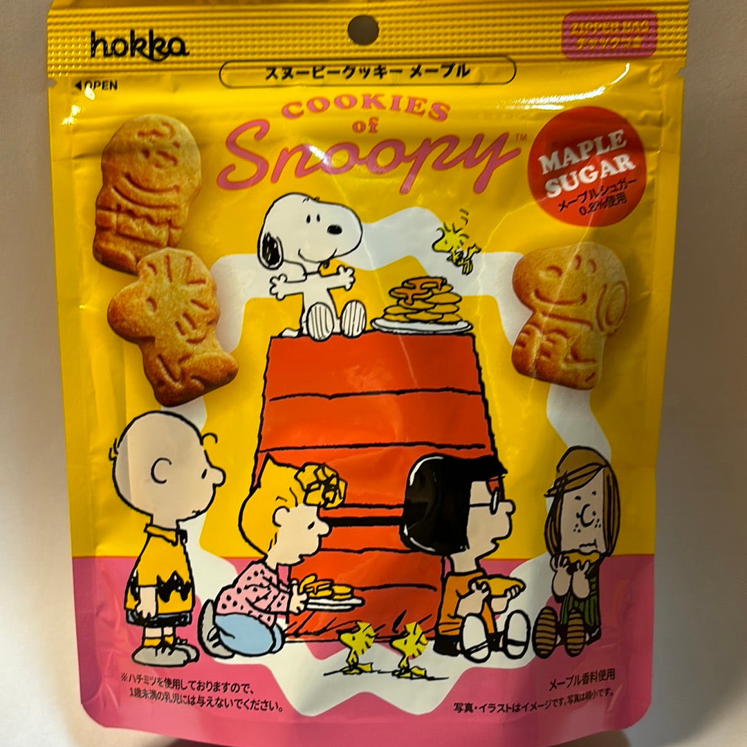 Biscuit japonais au sirop d’érable Snoopy HOKKA 日本饼干  55g
