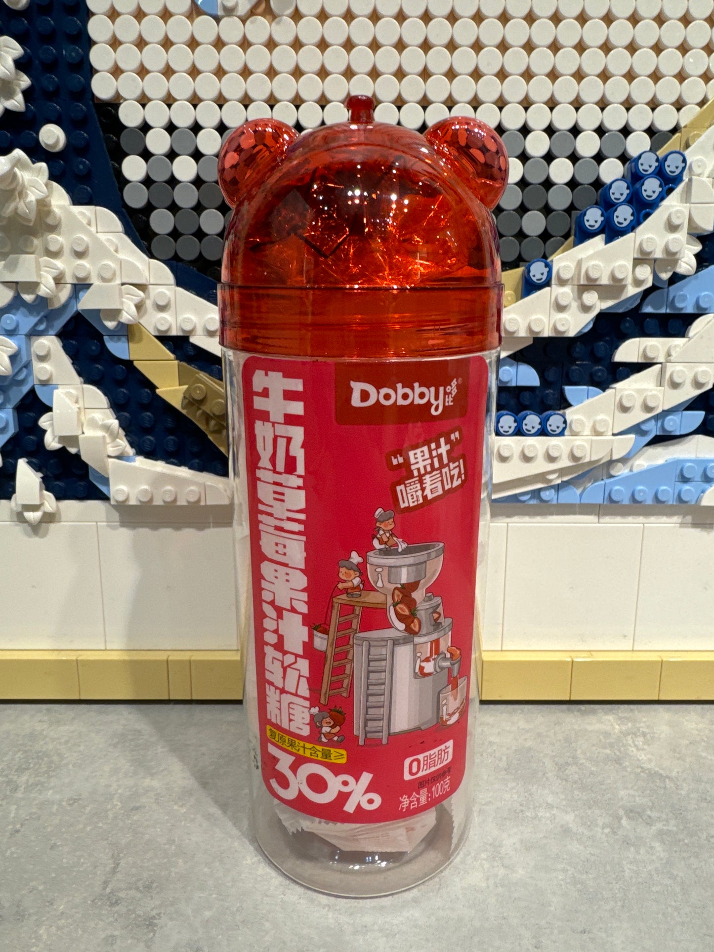 Bonbon gummie (saveur fraise) 100g