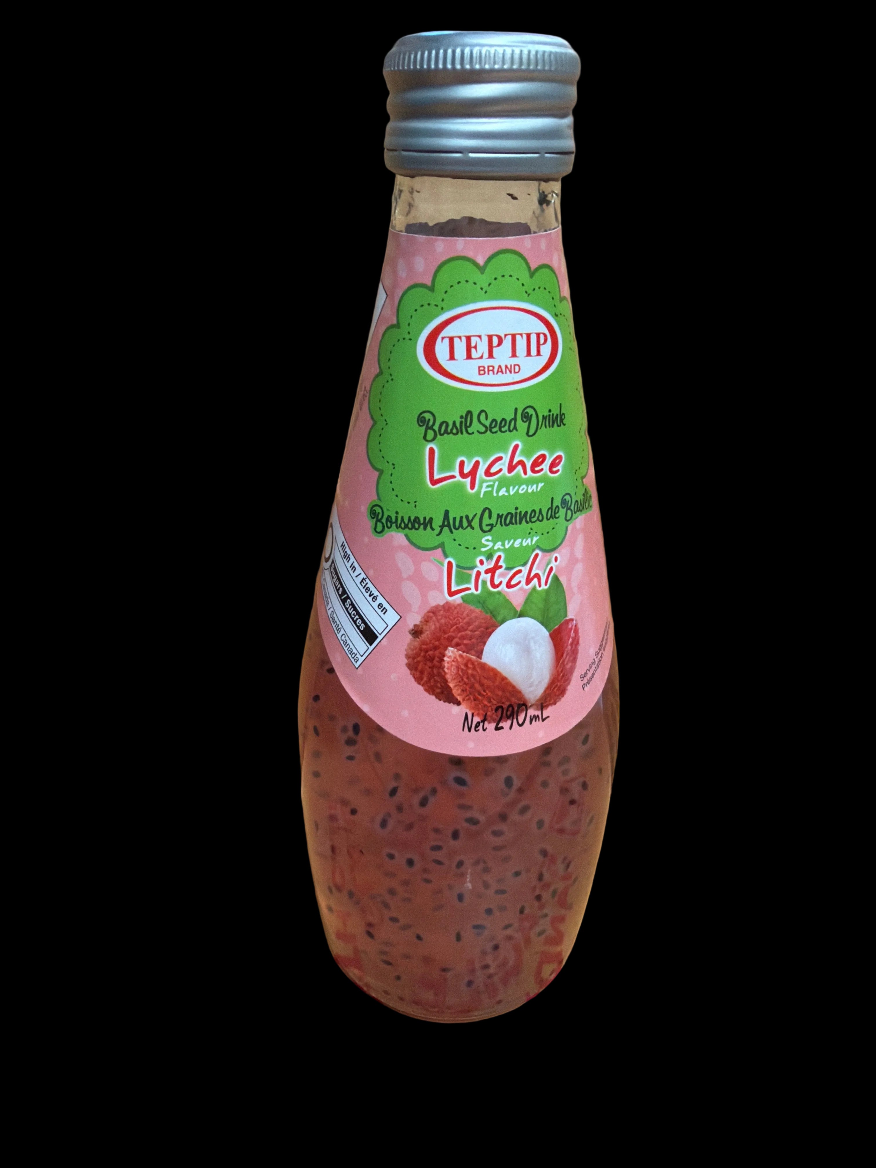 Boisson aux graines de basilic (saveur litchi) 290mL