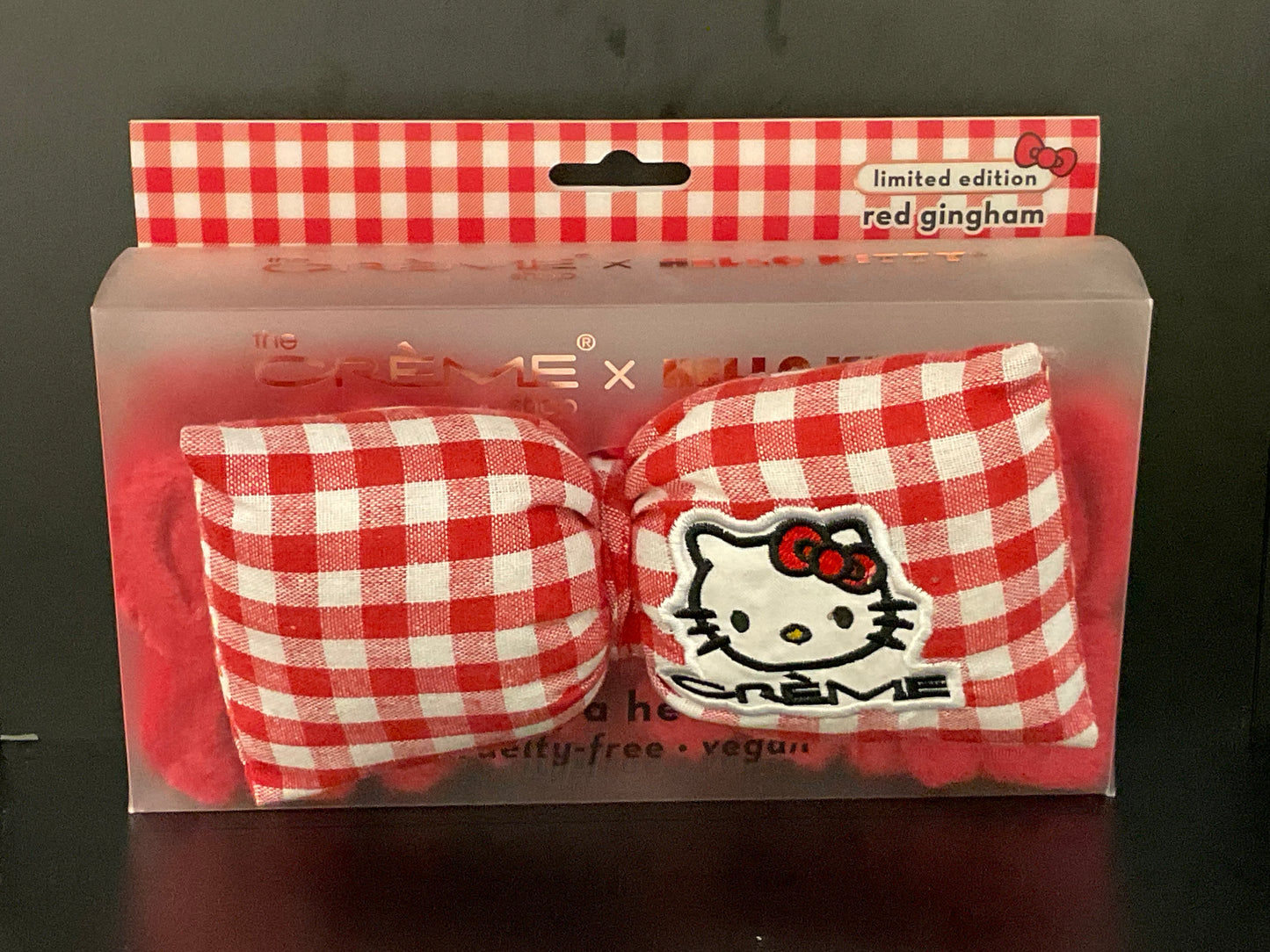 THE CREME SHOP Bandeau Hello Kitty Rouge Vichy