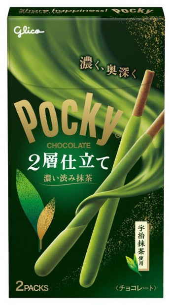 Pocky au 2x Matcha 🇯🇵2层抹茶味Pocky饼干 52g