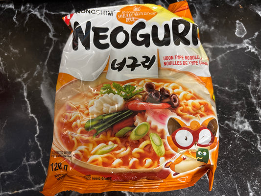 Nouilles Neoguri NONGSHIM (saveur de fruit de mer) 农心 海鲜乌冬面 120g