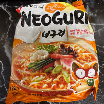 Nouilles Neoguri NONGSHIM (saveur de fruit de mer) 农心 海鲜乌冬面 120g