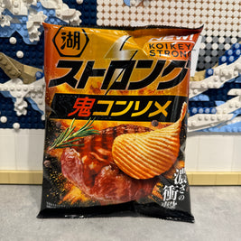 Chips STRONG saveur Steak consommé KOIKEYA 湖池屋 53g