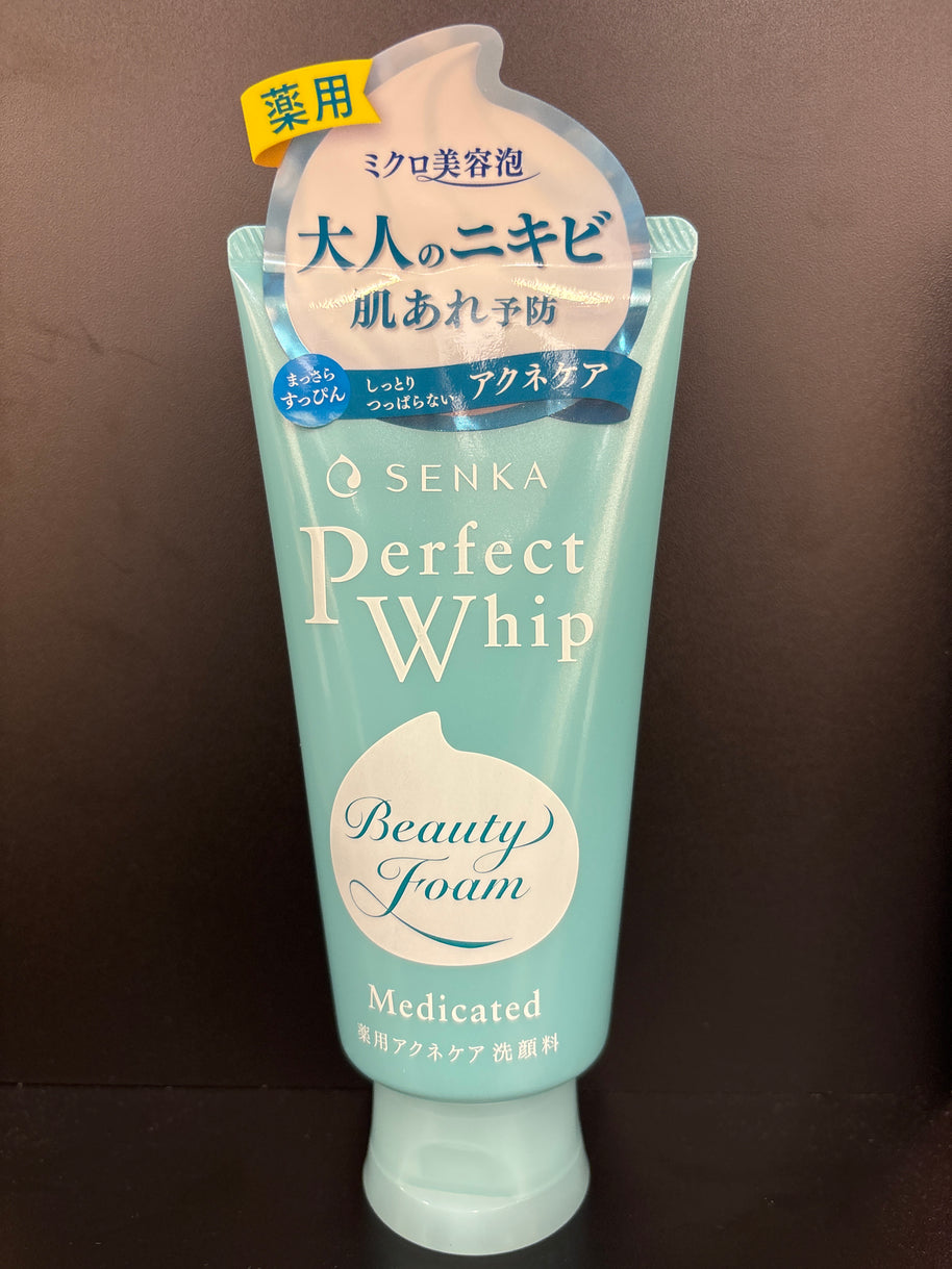 SHISEIDO SENKA Nettoyant en mousse à fouet parfait Medicated