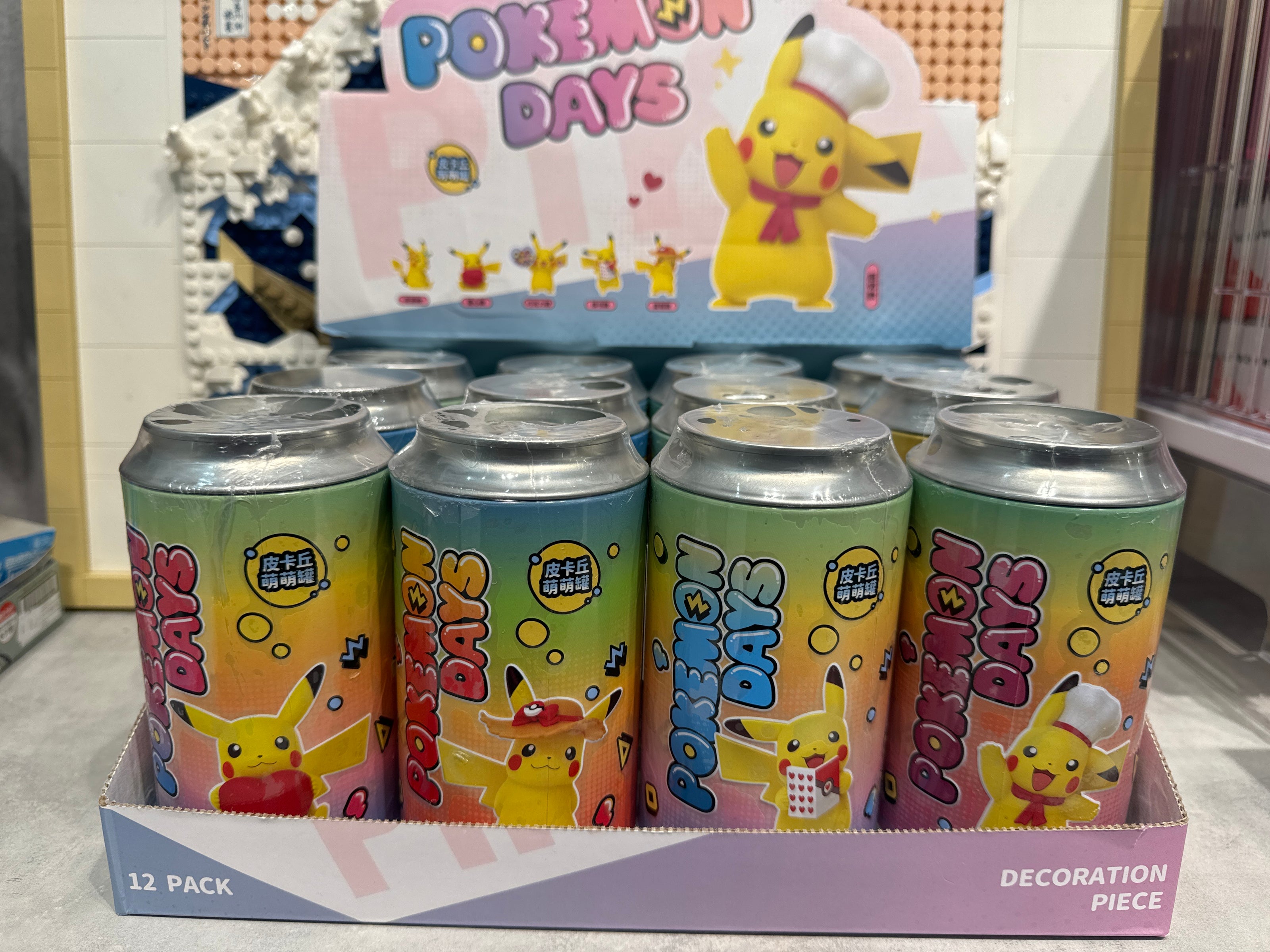 Canette de figurine Pikachu