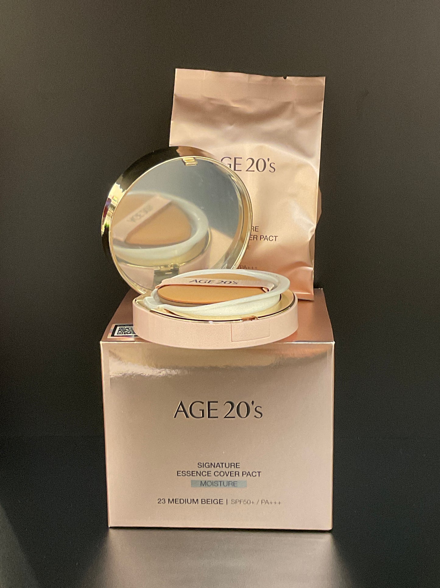 AGE 20S Essence Cover Pact Moisture Pink #23