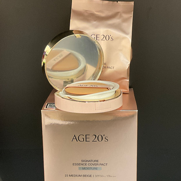 AGE 20S Essence Cover Pact Moisture Pink #23