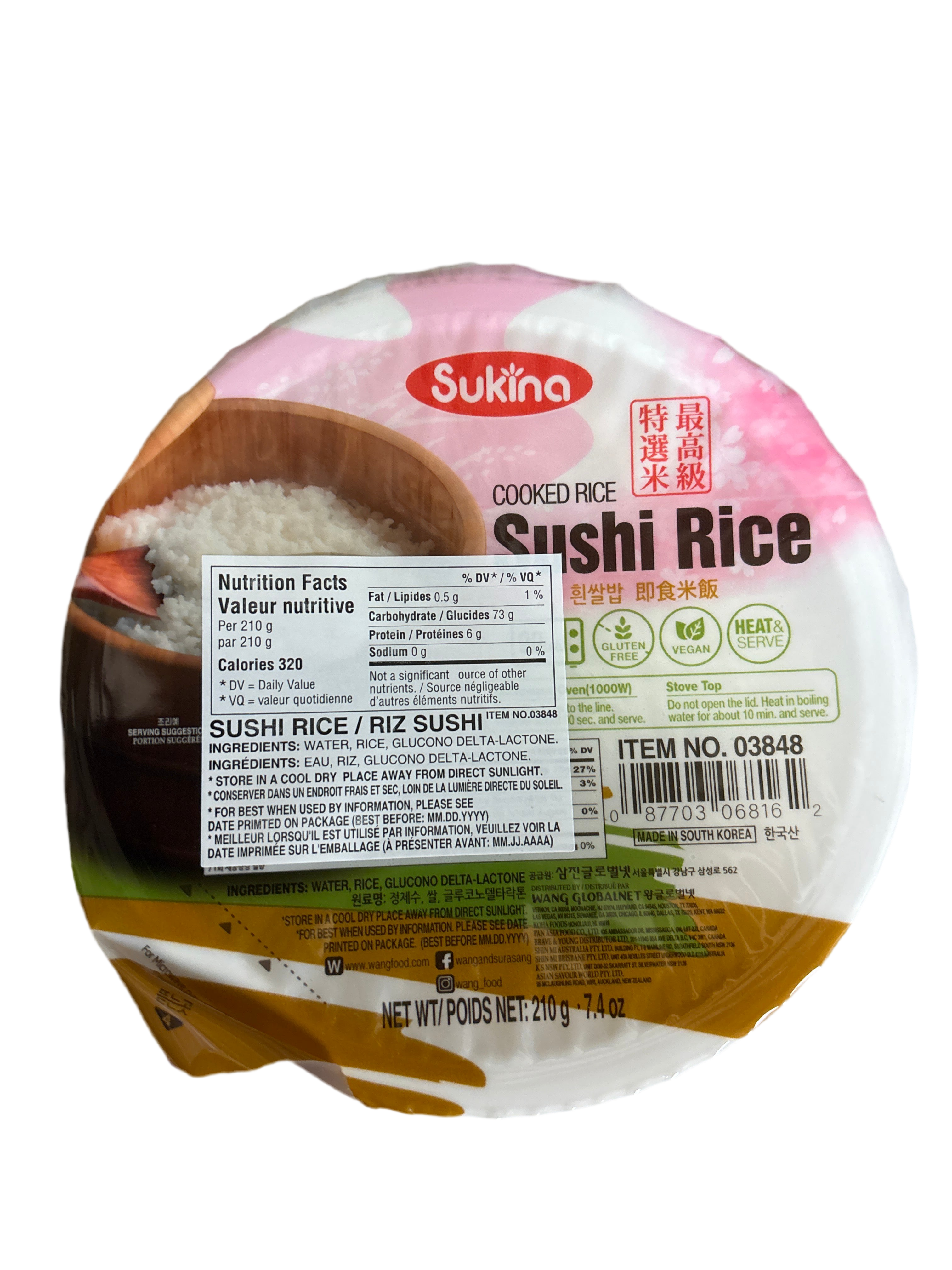 Riz blanc cuit SUKINA