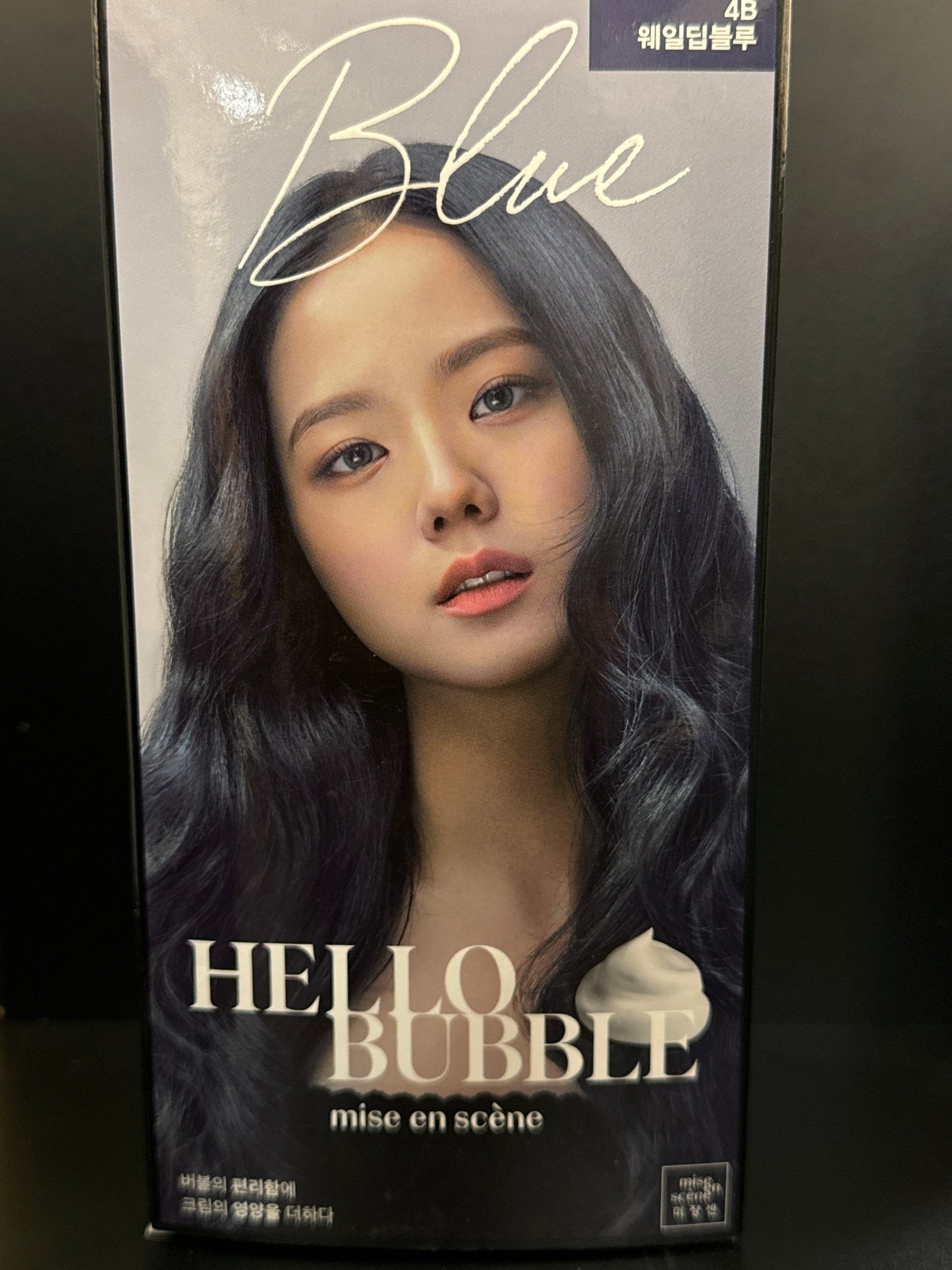 🇰🇷Teinture HelloBubble (Bleu marine) BlackPink