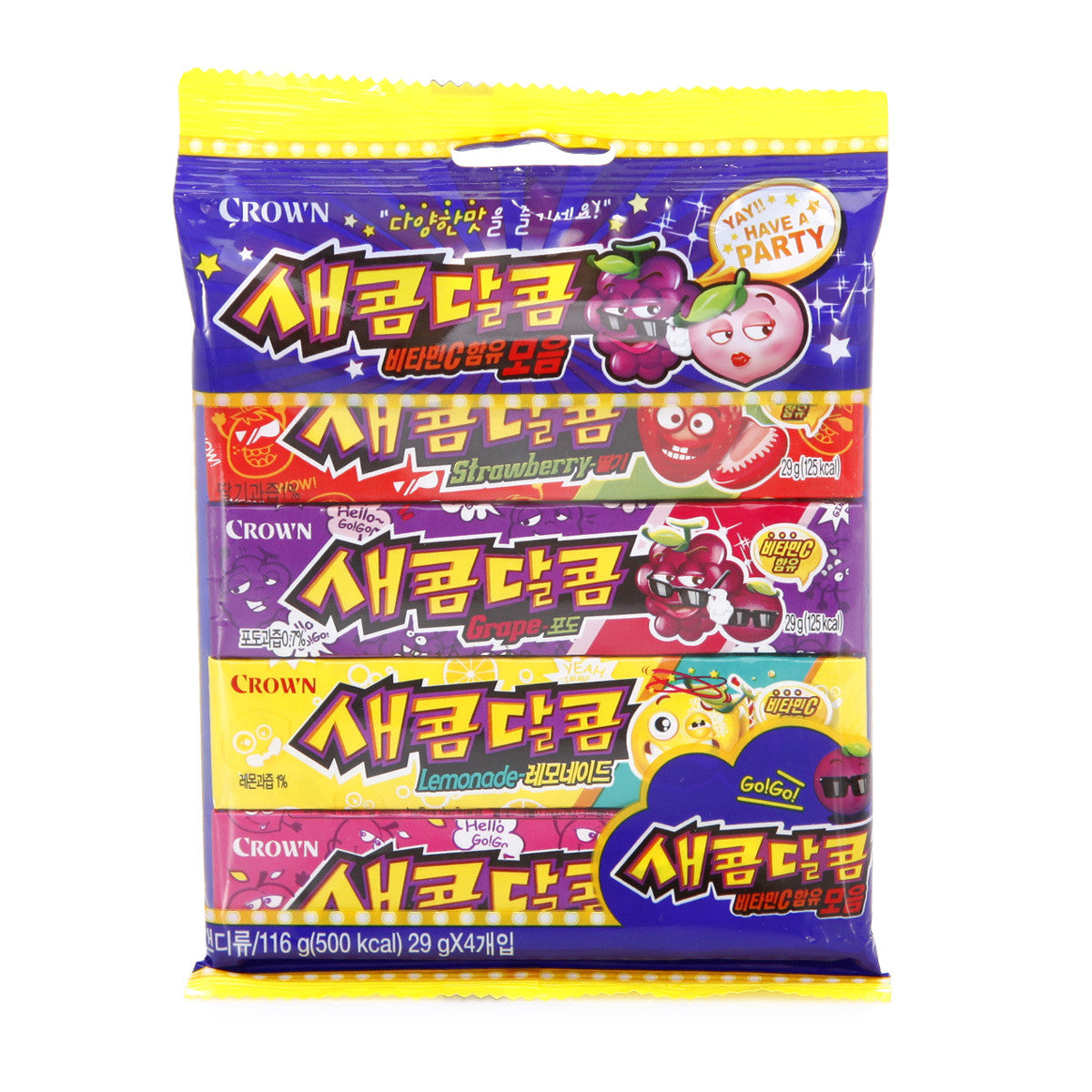 Bonbons assortis CROWN 116g