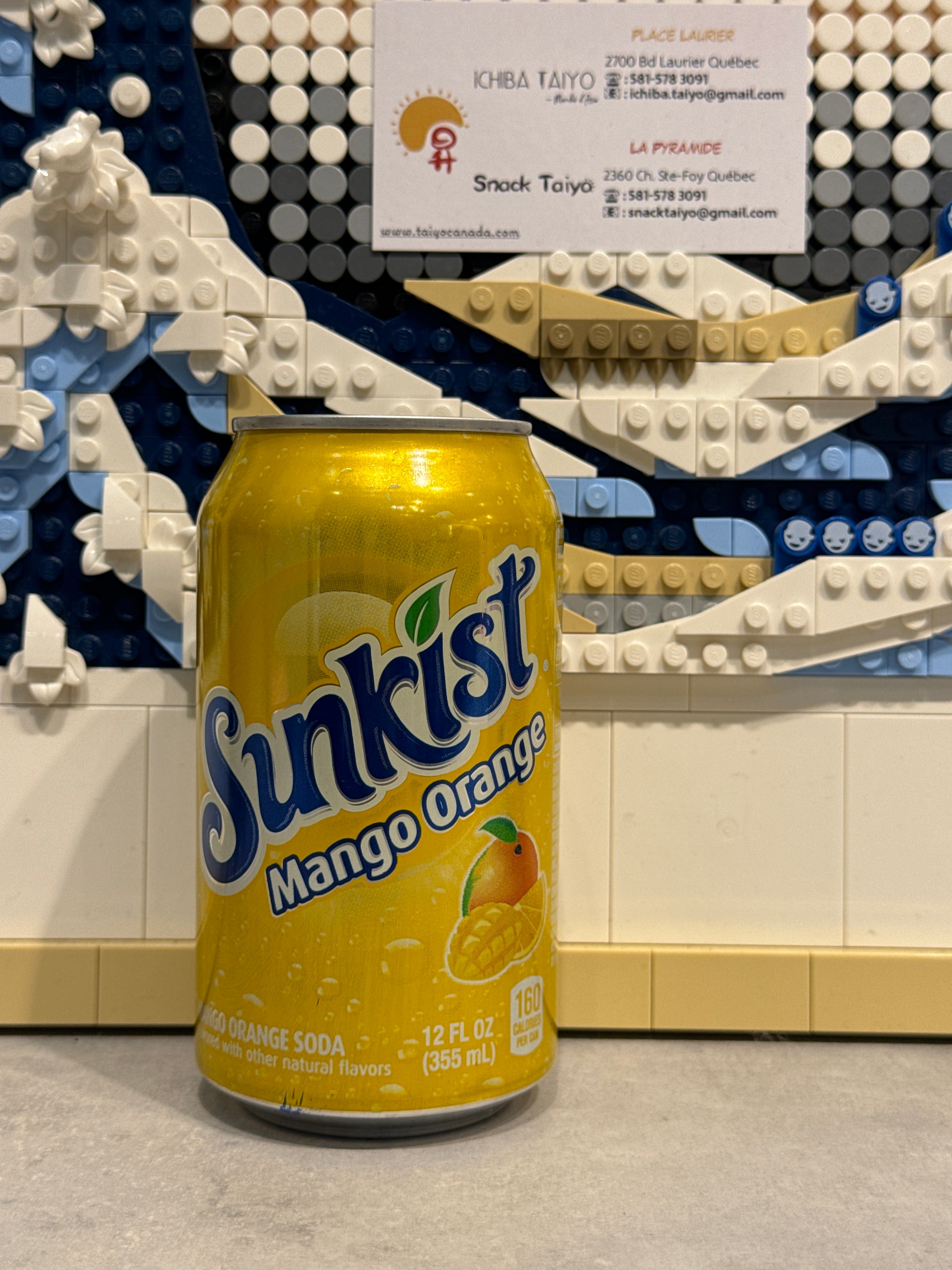 Sunkist soda mangue et orange