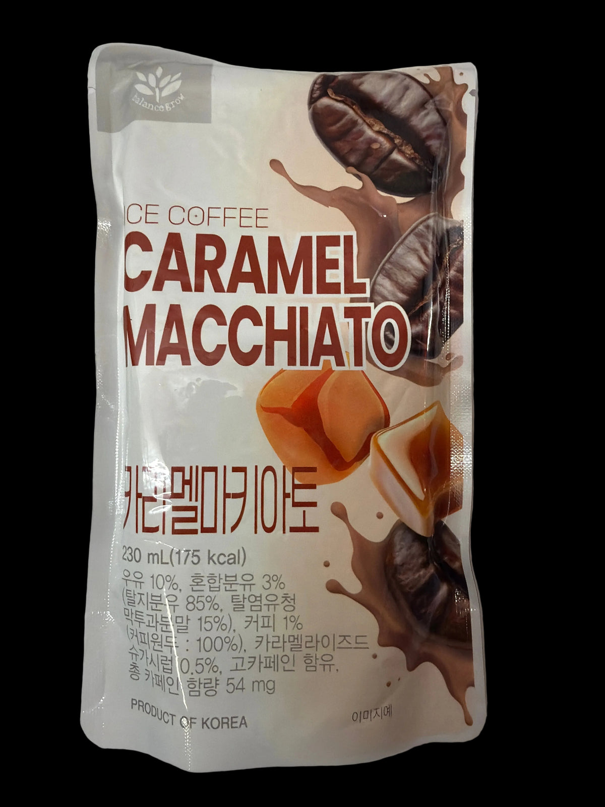 Caramel Macchiato en pochette BALANCE GROW 230mL
