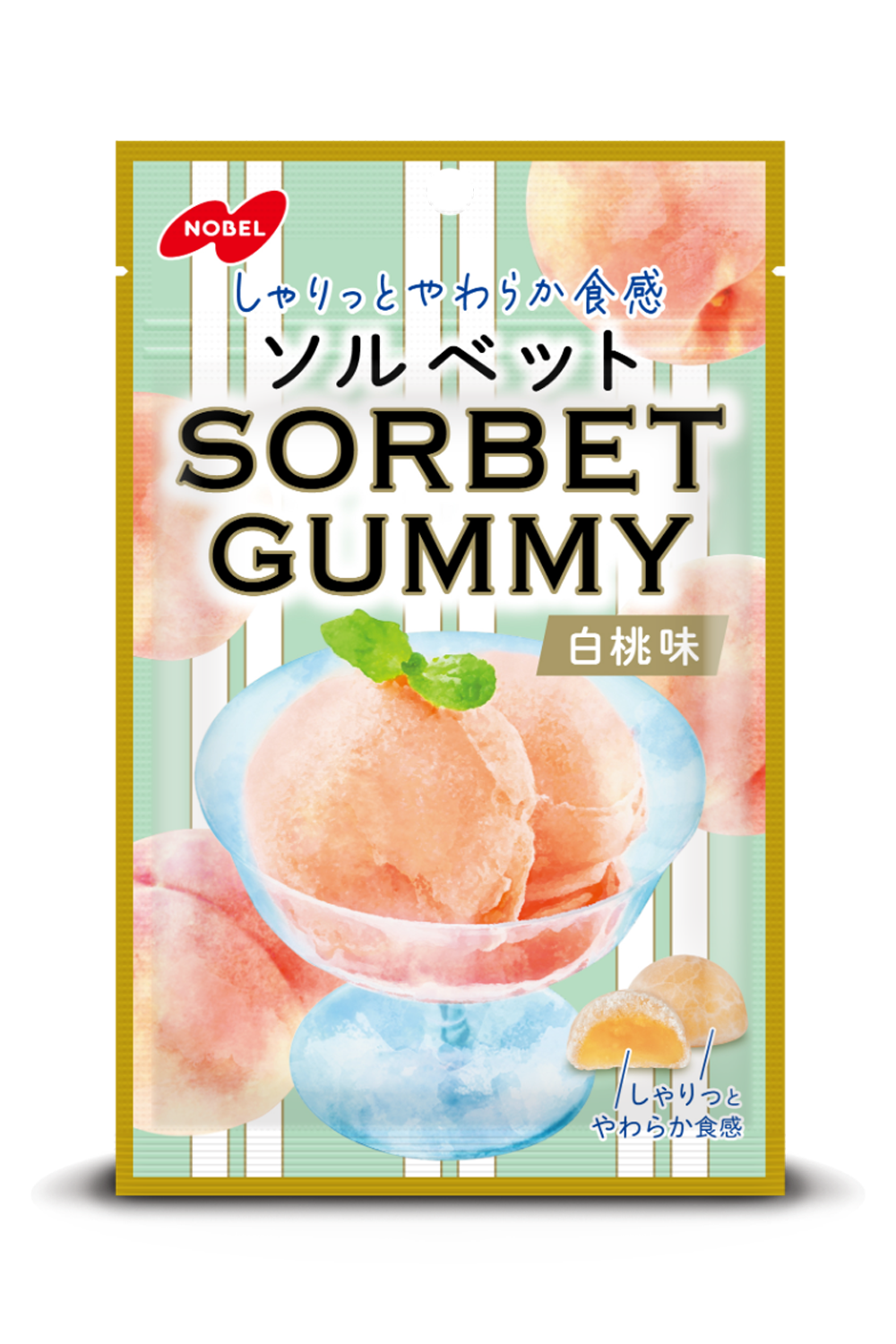 Jujube à la pêche Sorbet NOBEL 50g