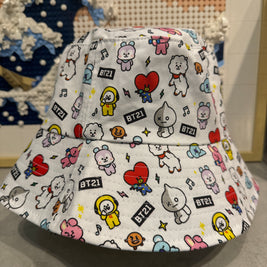 Chapeau Bob BT21 blanc