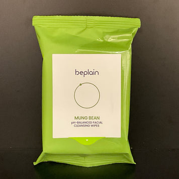 BEPLAIN // Lingettes nettoyantes pour le visage équilibrées Mung Bean PH 20pcs