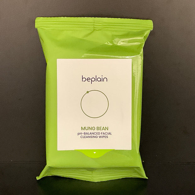 BEPLAIN // Lingettes nettoyantes pour le visage équilibrées Mung Bean PH 20pcs
