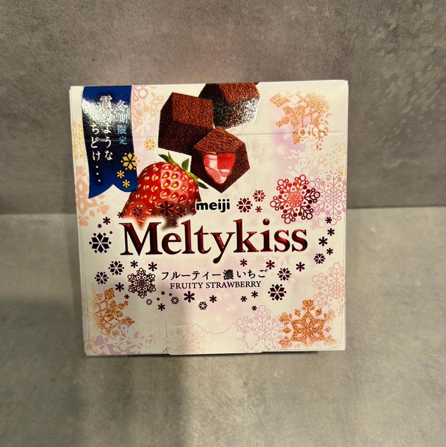Meltykiss à la fraise Meiji(limité de la saison) 明治 草莓巧克力