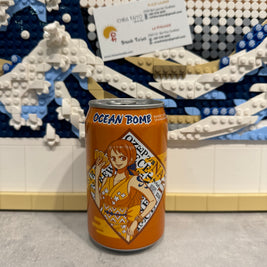 One Piece OCEAN BOMB (saveur mangue) 芒果味气泡水330mL