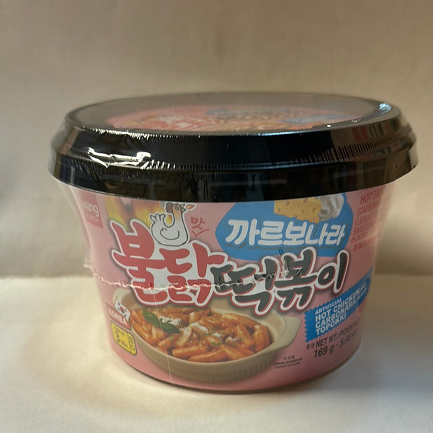 Hot Chicken Topokki Carbonara WANG 韩国年糕 169g