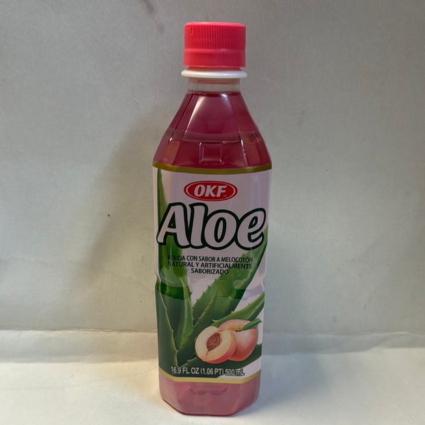 Boisson de Vera Aloes (saveur pêche) OKF 500mL