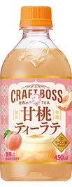 Thé au lait à la pêche CraftBoss 450mL