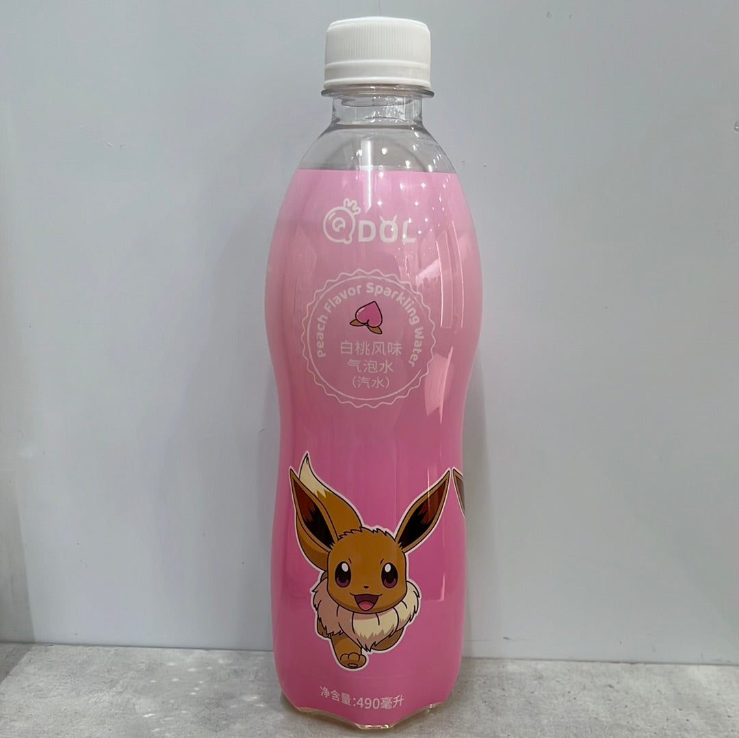 QDOL Pokemon saveur pêche白桃风味气泡水490ml