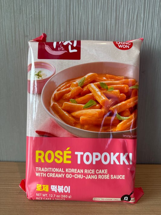 Topokki à la sauce rosé DONG WON 360g