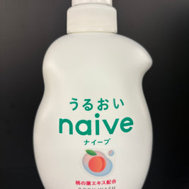 KRACIE l-NAIVE-Body Wash Peach Recharge 530mL