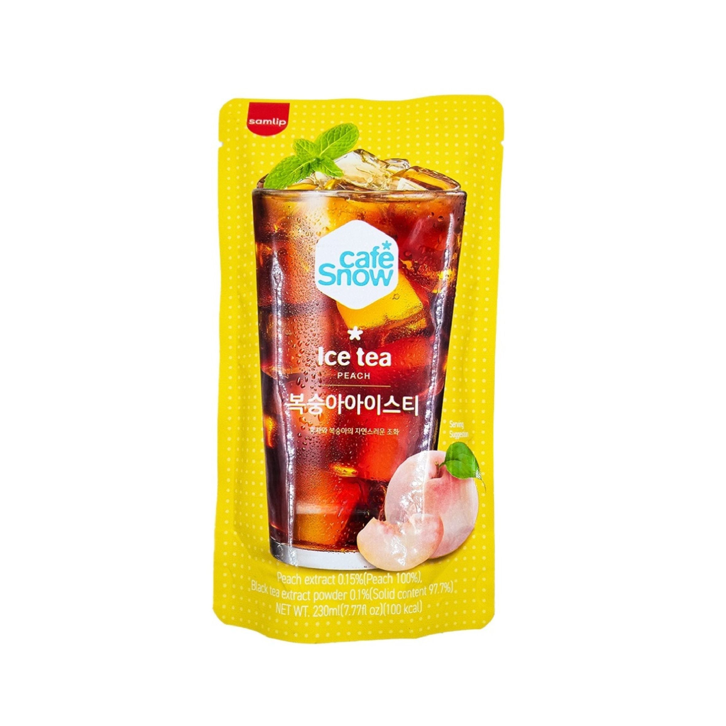 Boisson en pochette Thé glacé à la pêche SAMLIP 230ml